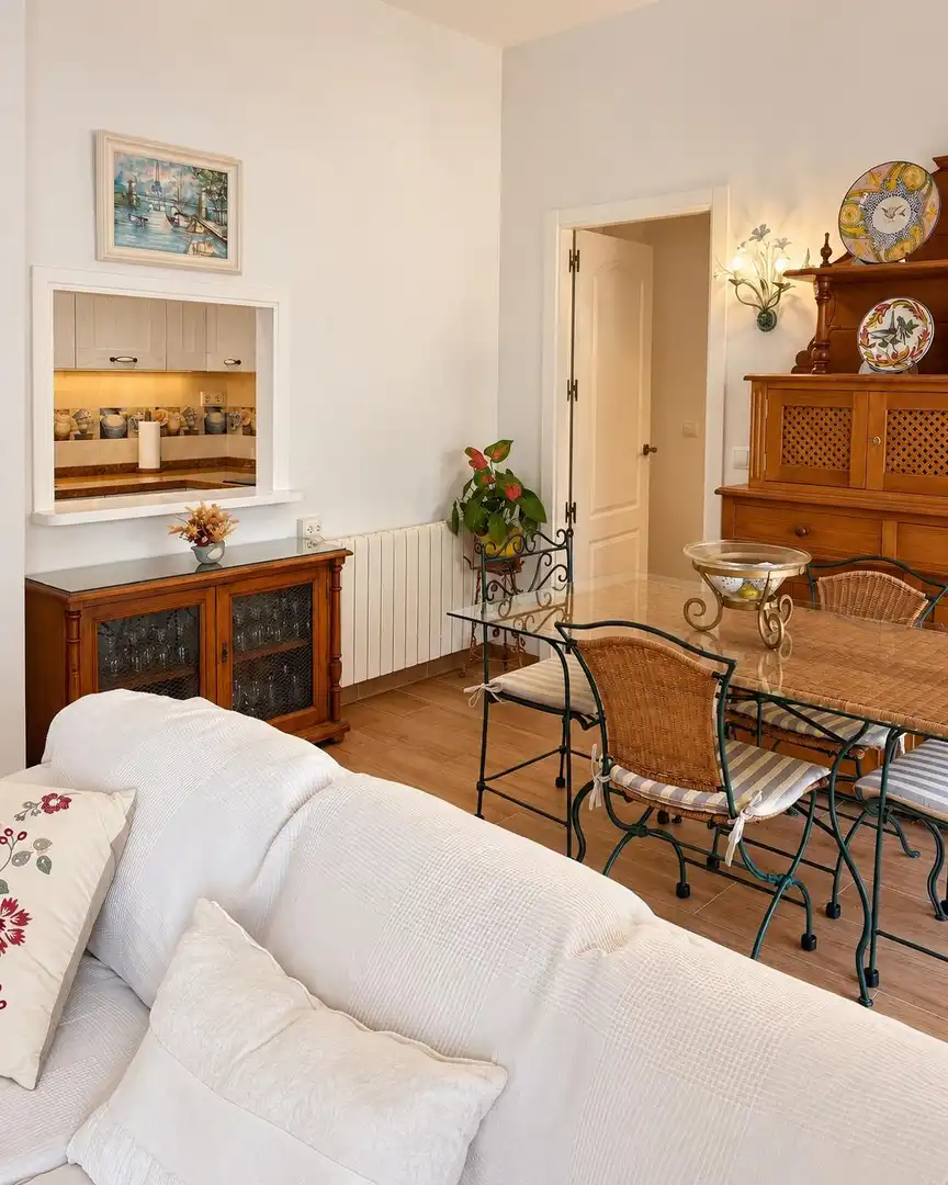 Dining room of Apartments for rent in Fuengirola  with Air Conditioner, Private garden and Furnished