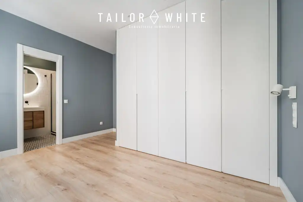 Schlafzimmer von Wohnung zur Miete in Madrid mit Klimaanlage, Heizung und Ofen