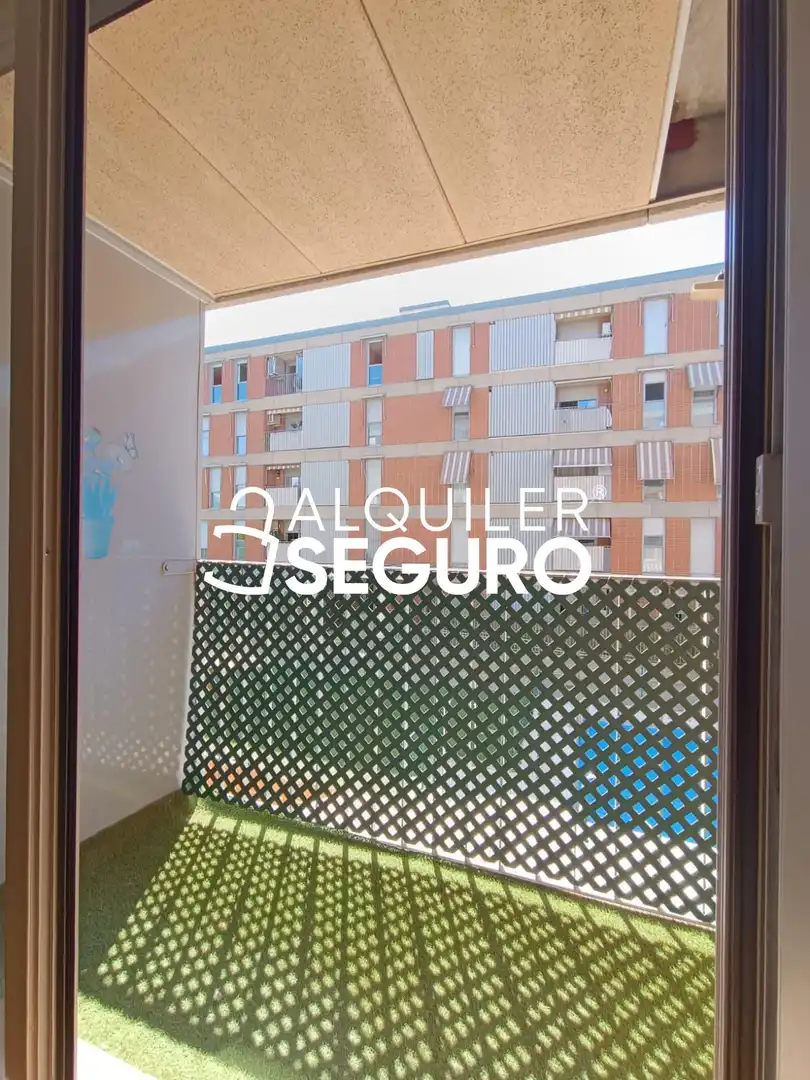 Balcony of Flat for rent in Leganés  with Air Conditioner, Heating and Terrace