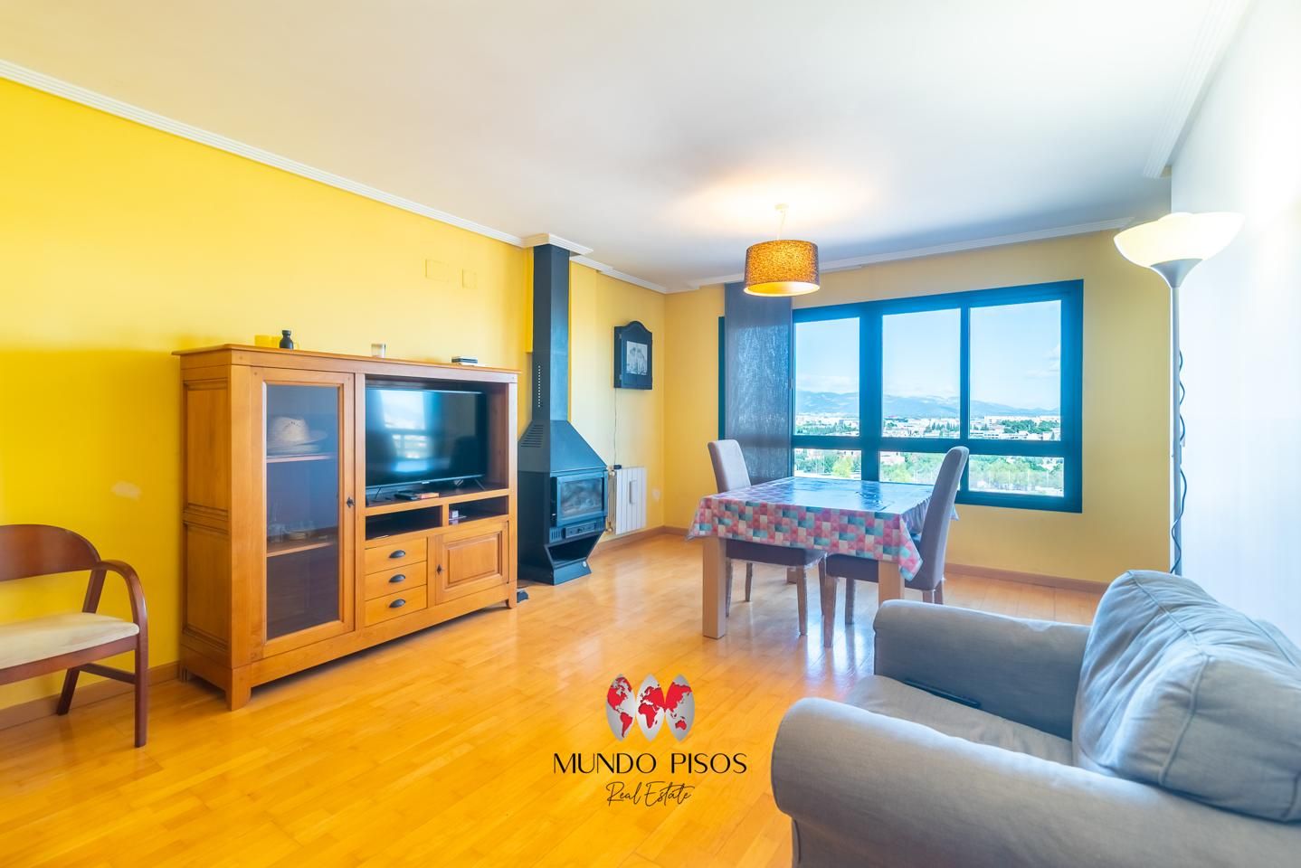 Living room of Attic for sale in  Palma de Mallorca  with Heating, Parquet flooring and Terrace