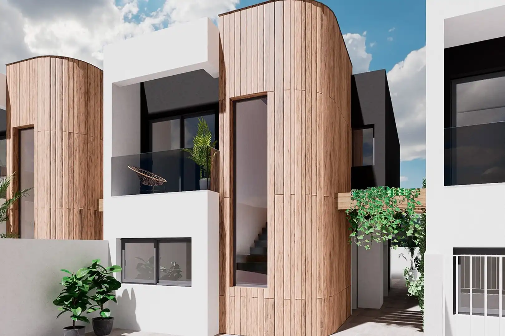 Vista exterior de Piso en venta en Águilas con Aire acondicionado, Jardín privado y Terraza