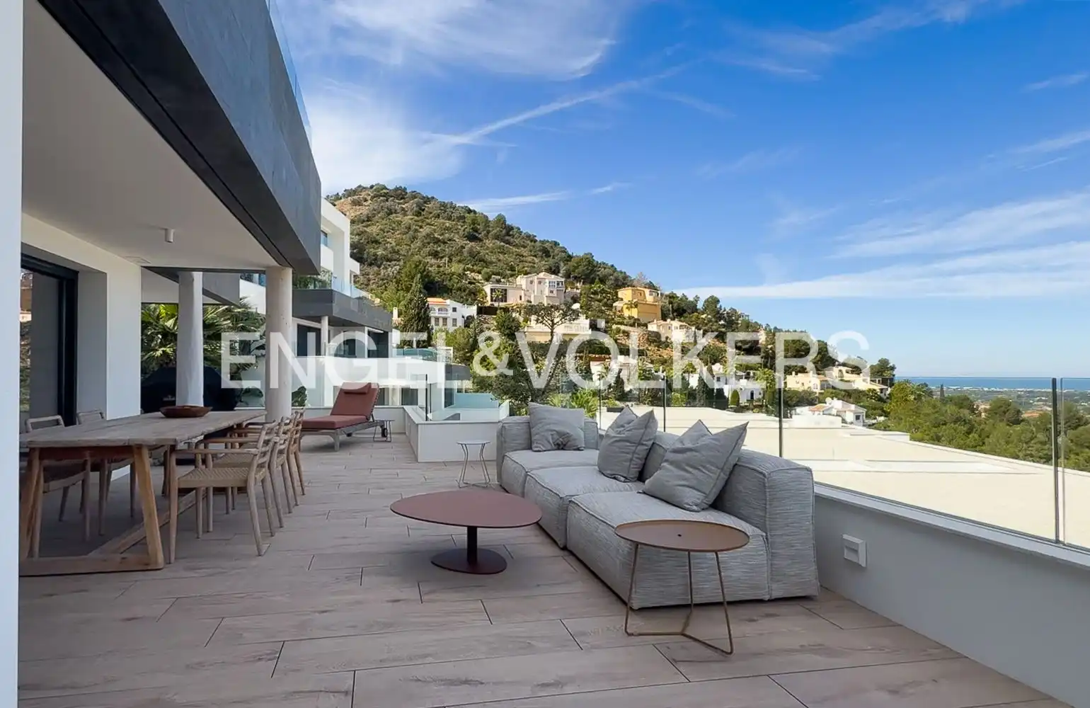 Terrace of Flat for sale in Pedreguer  with Air Conditioner, Heating and Private garden