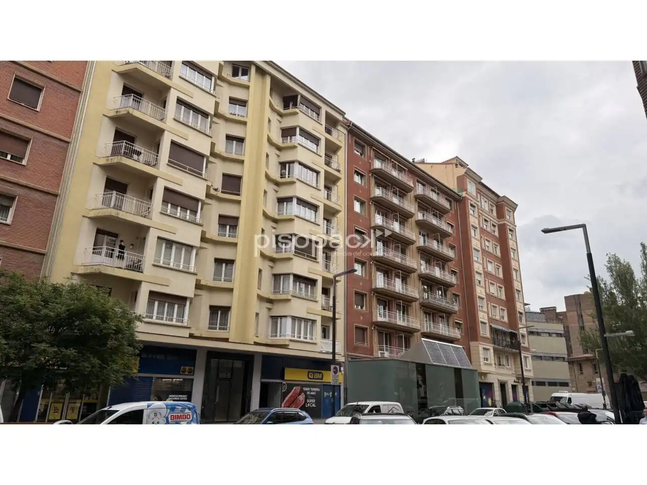 Exterior view of Flat for sale in  Pamplona / Iruña  with Heating, Parquet flooring and Storage room