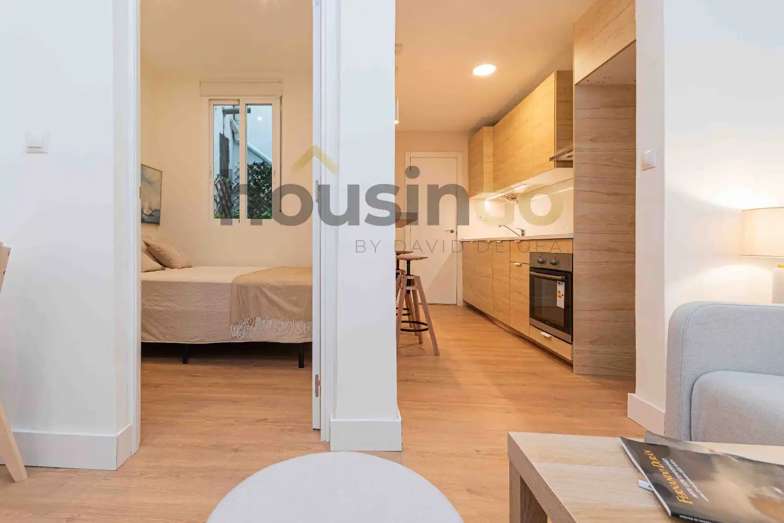 Bedroom of Flat for sale in Madrid  with Heating, Parquet flooring and Terrace