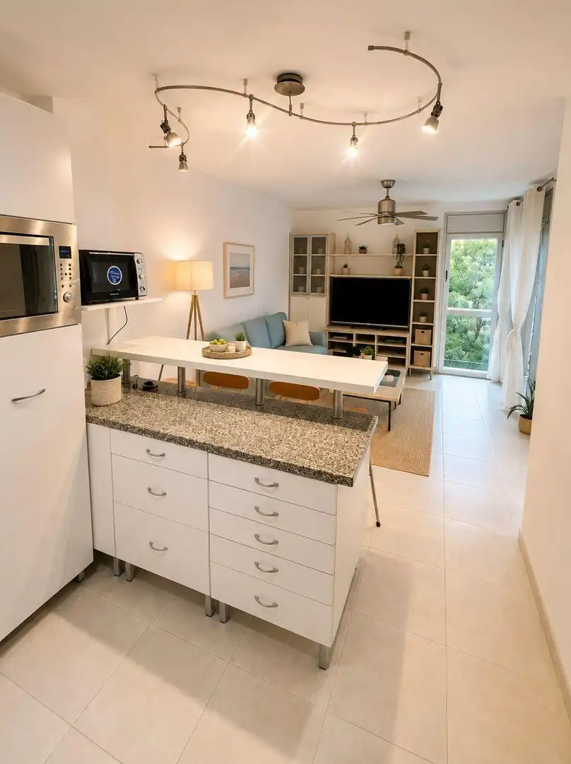 Cocina de Ático en venta en L'Ametlla de Mar  con Jardín privado, Terraza y Amueblado