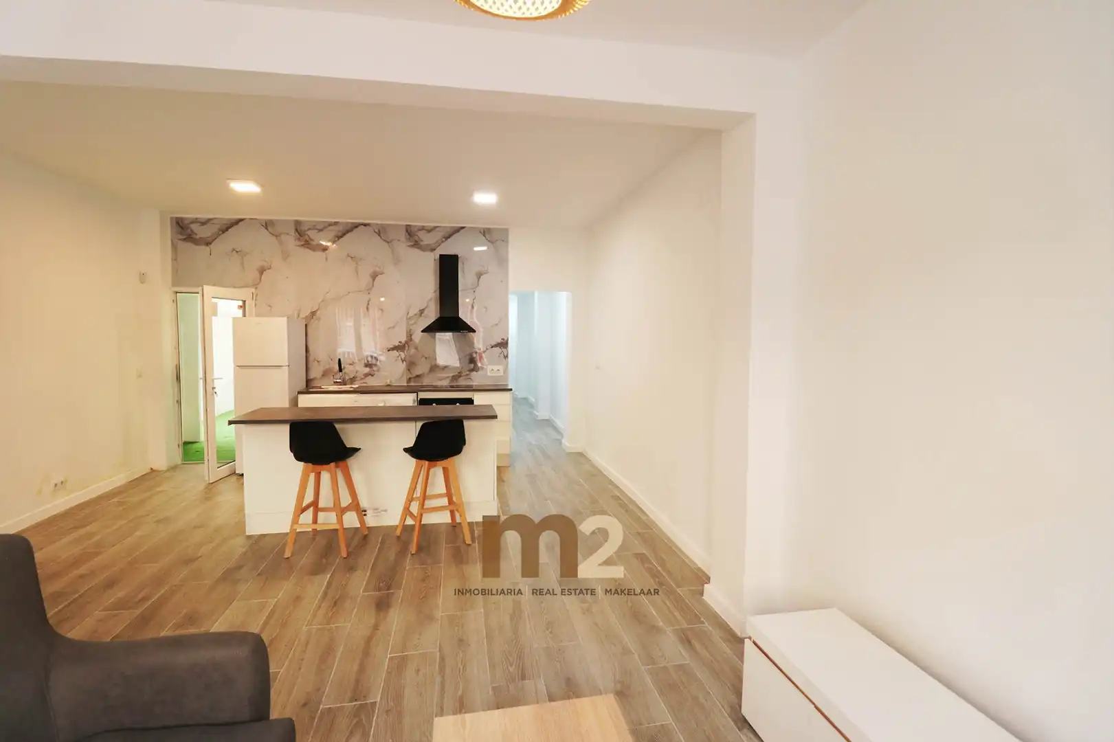 Cocina de Apartamento en venta en Guardamar del Segura con Aire acondicionado, Amueblado y Horno