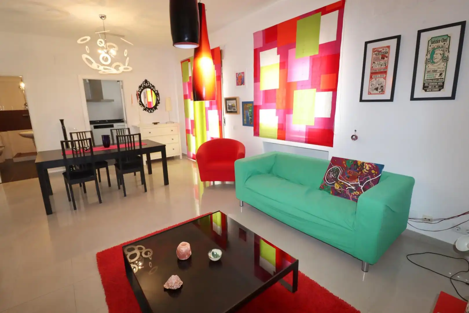 Wohnzimmer von Wohnungen zur Miete in Godella mit Klimaanlage, Terrasse und Abstellraum