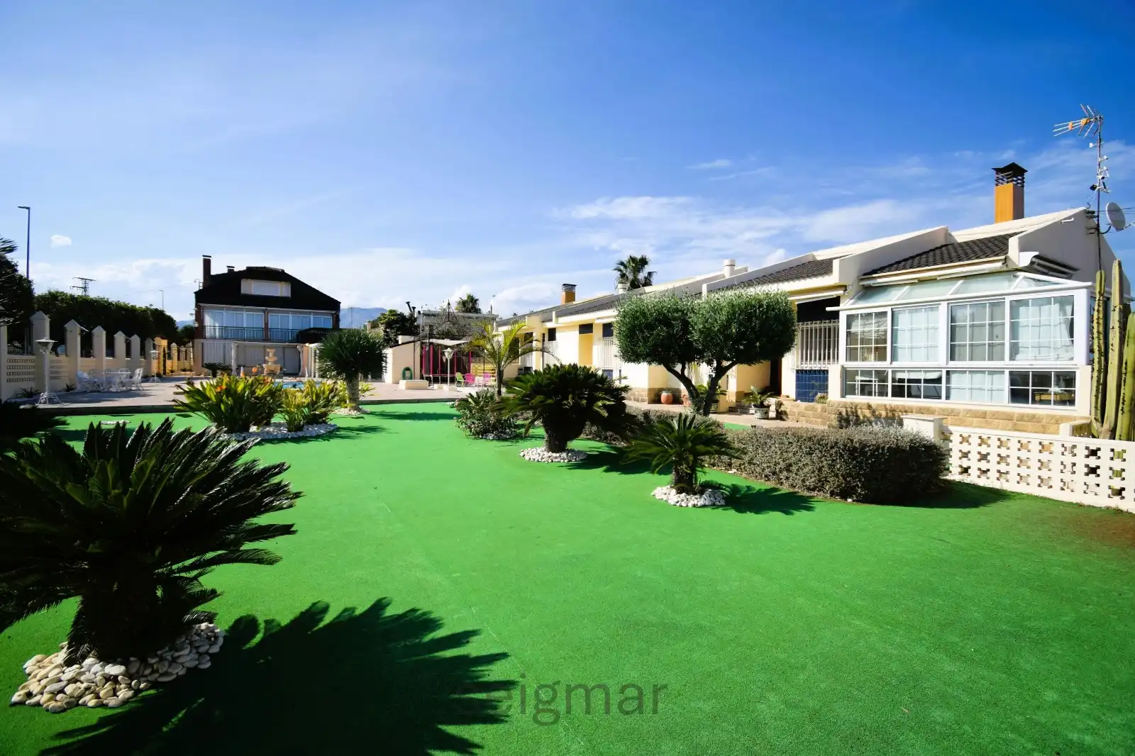 Garden of Houses for sale in Villajoyosa / La Vila Joiosa  with Air Conditioner, Heating and Private garden