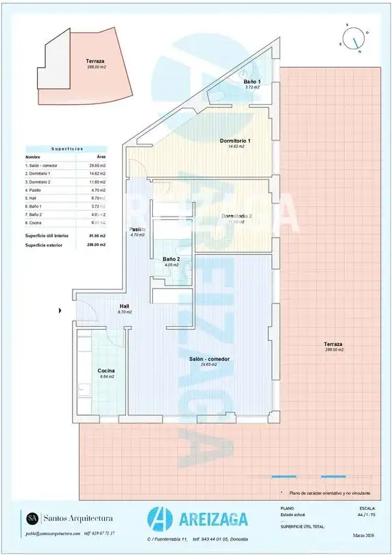 Flat for sale in Donostia - San Sebastián   with Heating, Private garden and Terrace