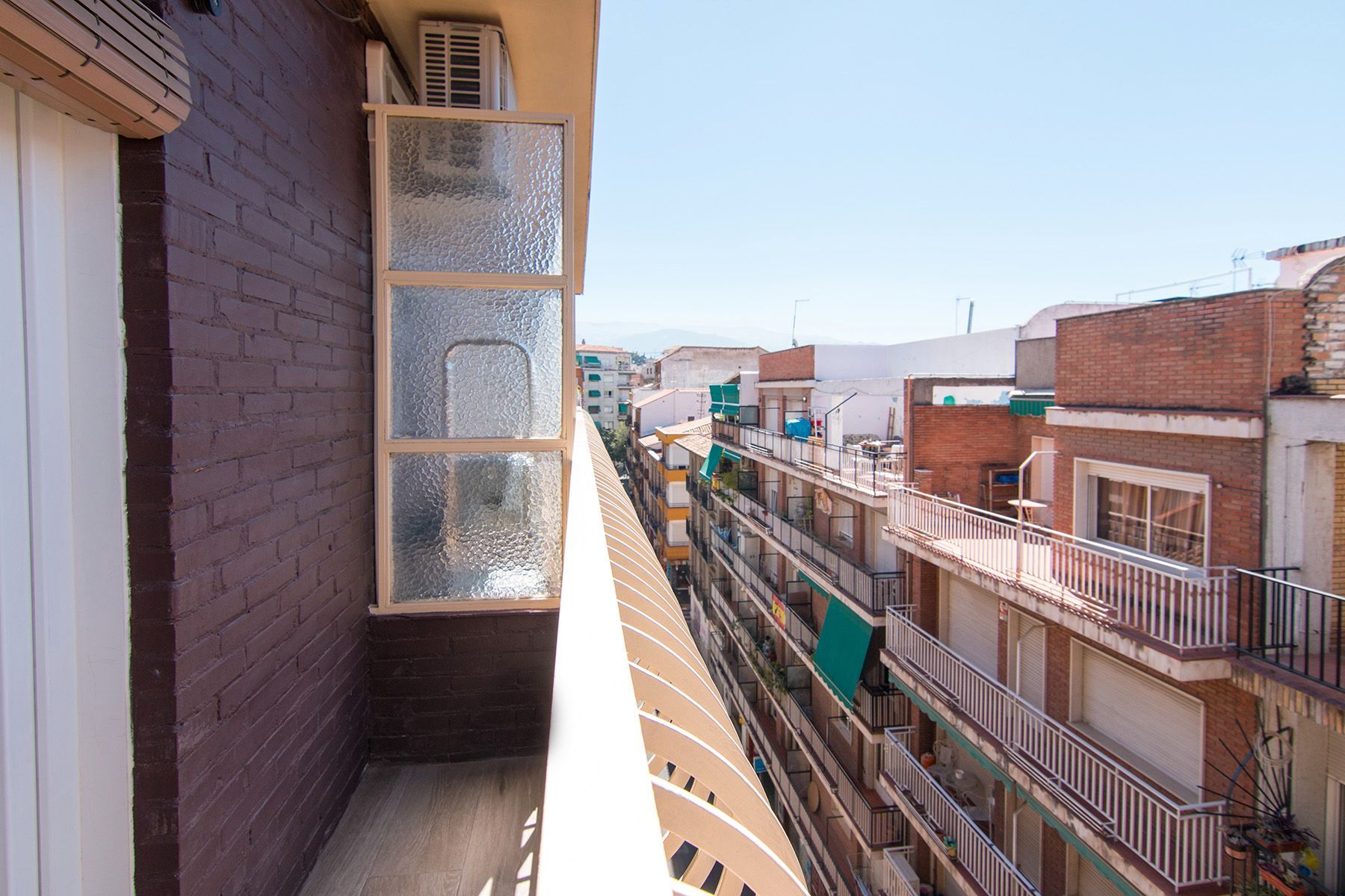 Balcony of Study for rent in  Granada Capital  with Air Conditioner, Heating and Terrace