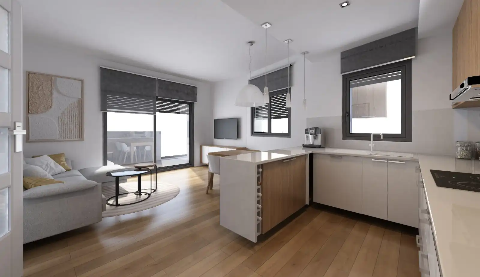 Neubau-Wohnung mit Terrasse zum Verkauf in Avinguda de Catalunya 32, imagen 4