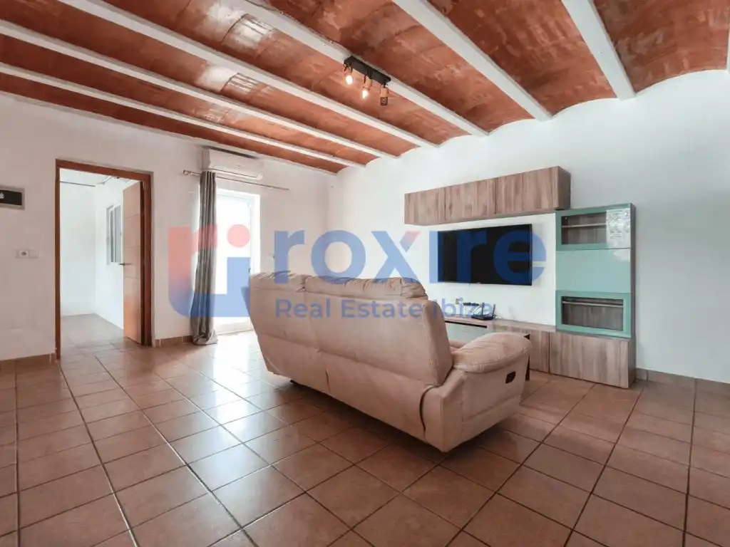 Living room of Houses for rent in Sant Antoni de Portmany  with Air Conditioner, Private garden and Terrace