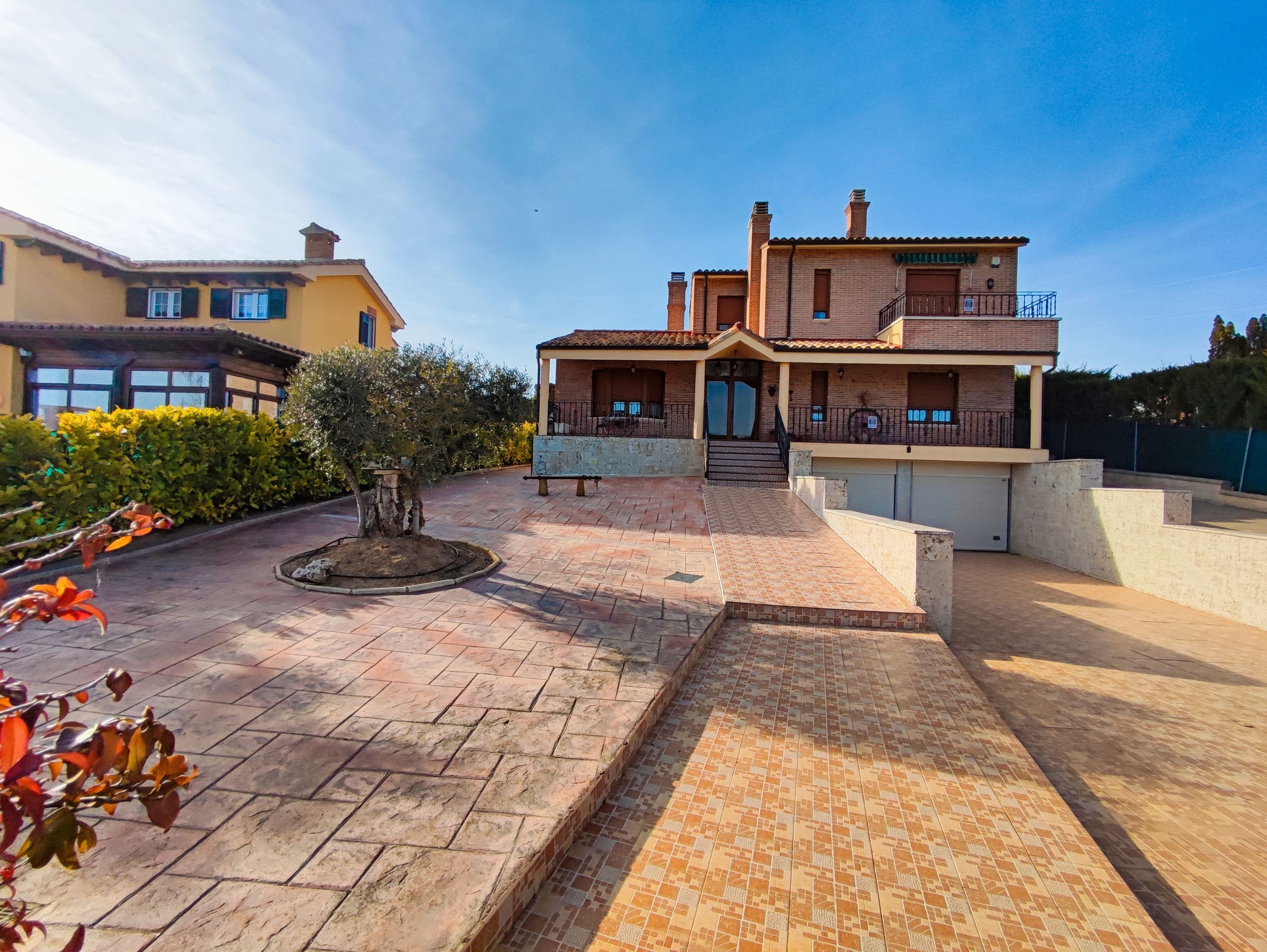 Exterior view of House or chalet for sale in Villalobón  with Heating, Private garden and Terrace