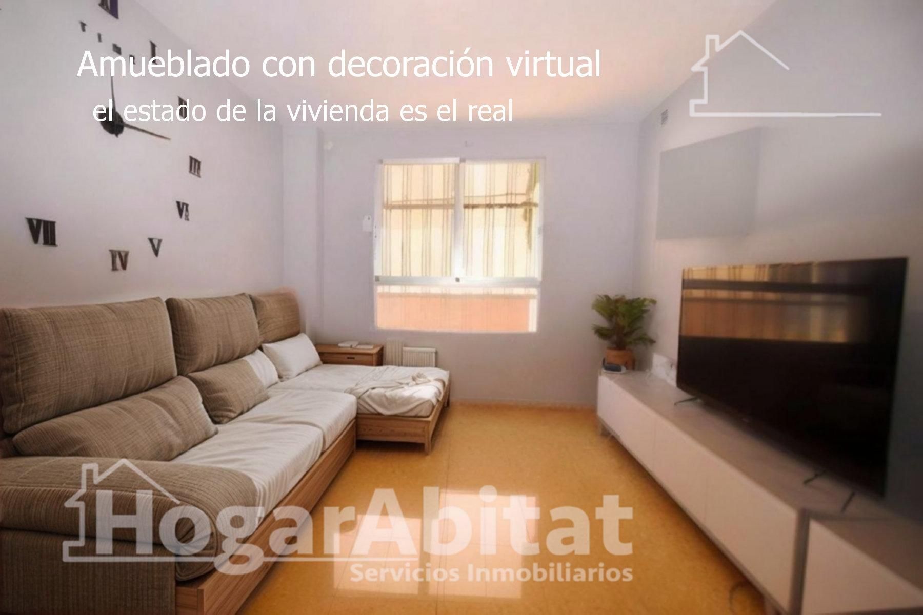 Living room of Flat for sale in Vilamarxant  with Air Conditioner and Balcony
