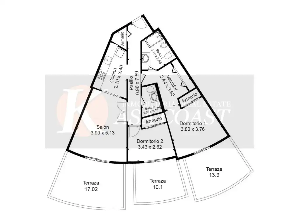 Attic for sale in Fuengirola  with Air Conditioner, Private garden and Terrace