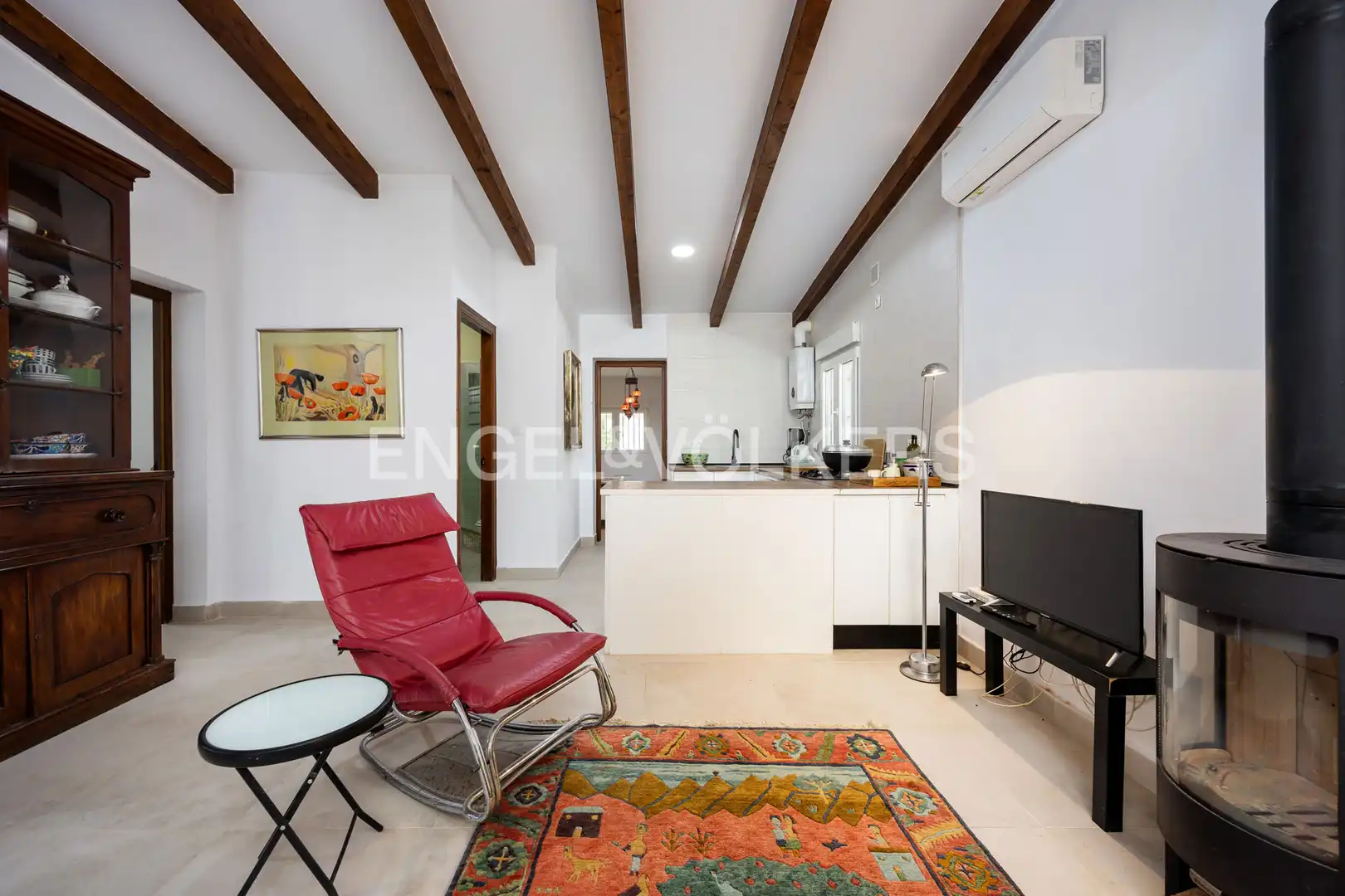 Living room of Houses for sale in Chiclana de la Frontera  with Air Conditioner, Heating and Private garden