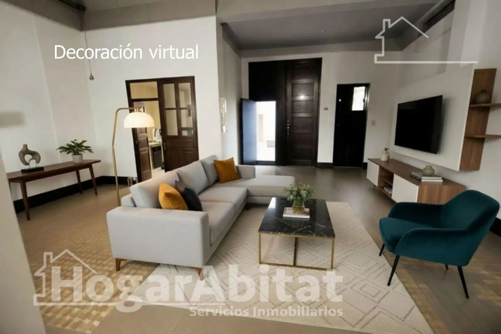 Sala de estar de Casa o chalet en venta en Xirivella con Terraza, Trastero y Balcón