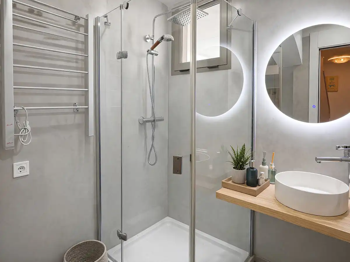 Baño de Ático en venta en Mijas con Aire acondicionado, Calefacción y Piscina