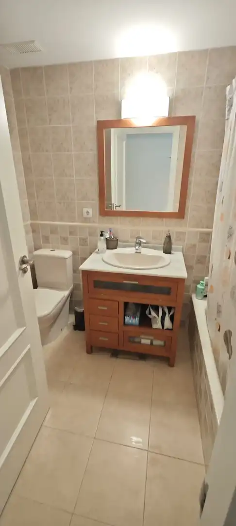 Badezimmer von Wohnungen zur Miete in Dénia mit Klimaanlage, Heizung und Terrasse