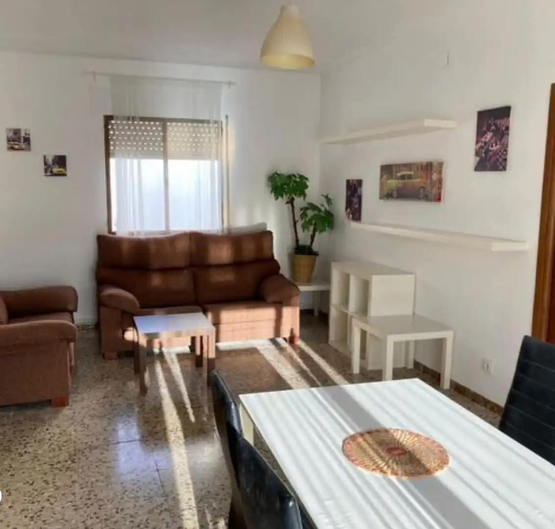 Sala de estar de Ático de alquiler en Ciudad Real con Terraza