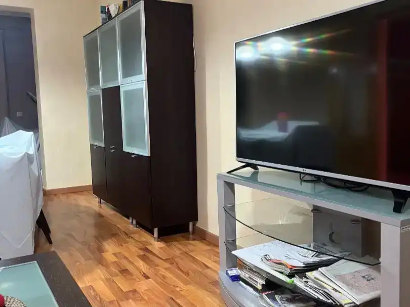 Sala d'estar de Casa adosada en venda en Poblete amb Aire condicionat i Piscina