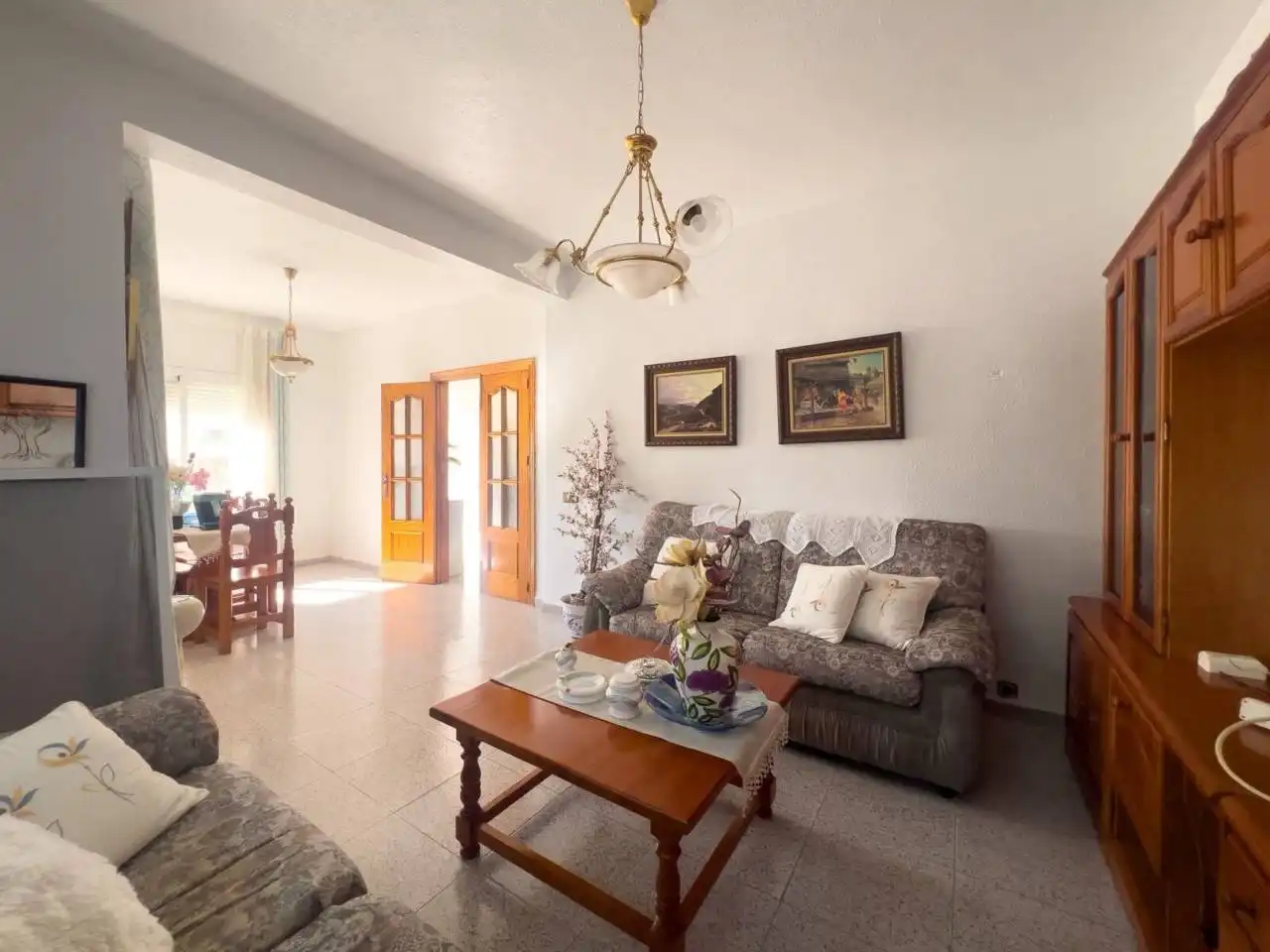 Sala de estar de Casa o chalet en venta en El Ejido con Jardín privado y Amueblado