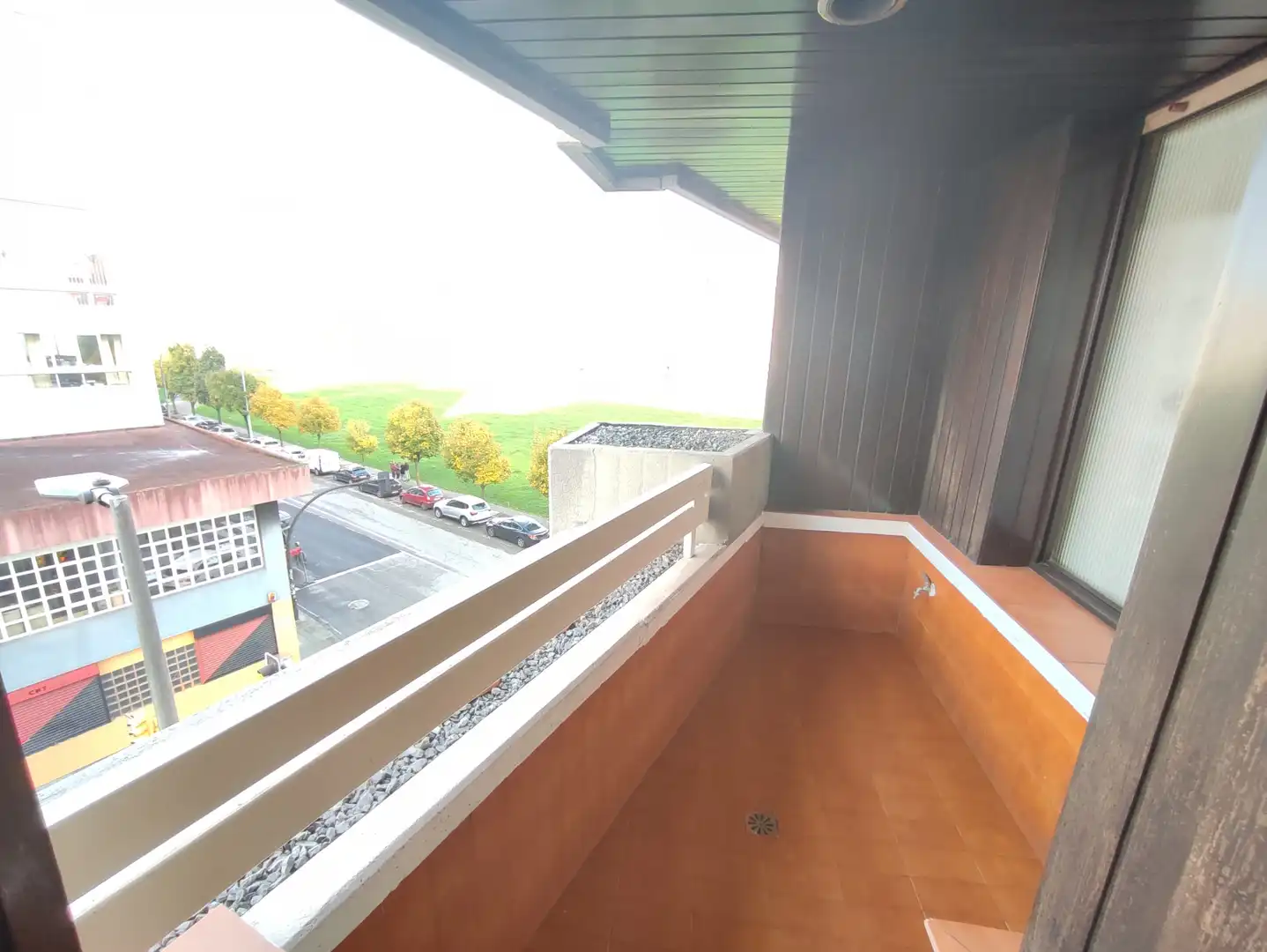 Terraza de Piso de alquiler en Gijón  con Calefacción, Parquet y Amueblado