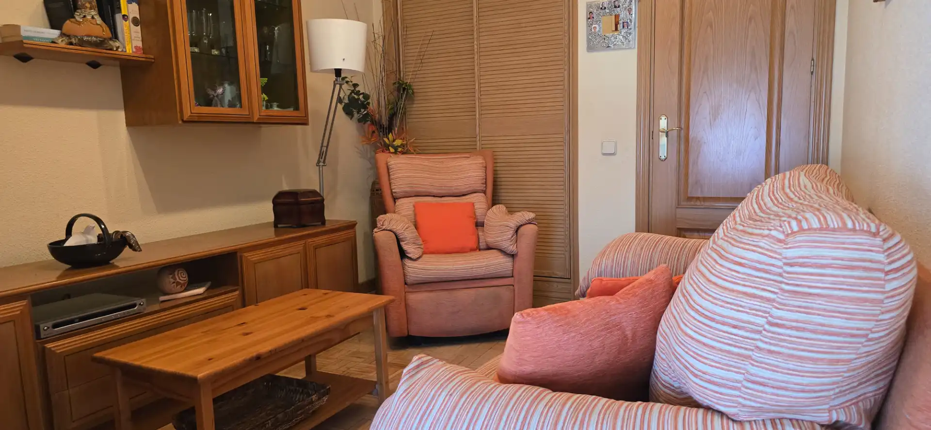 Living room of Flat for sale in Madrid  with Heating, Private garden and Terrace