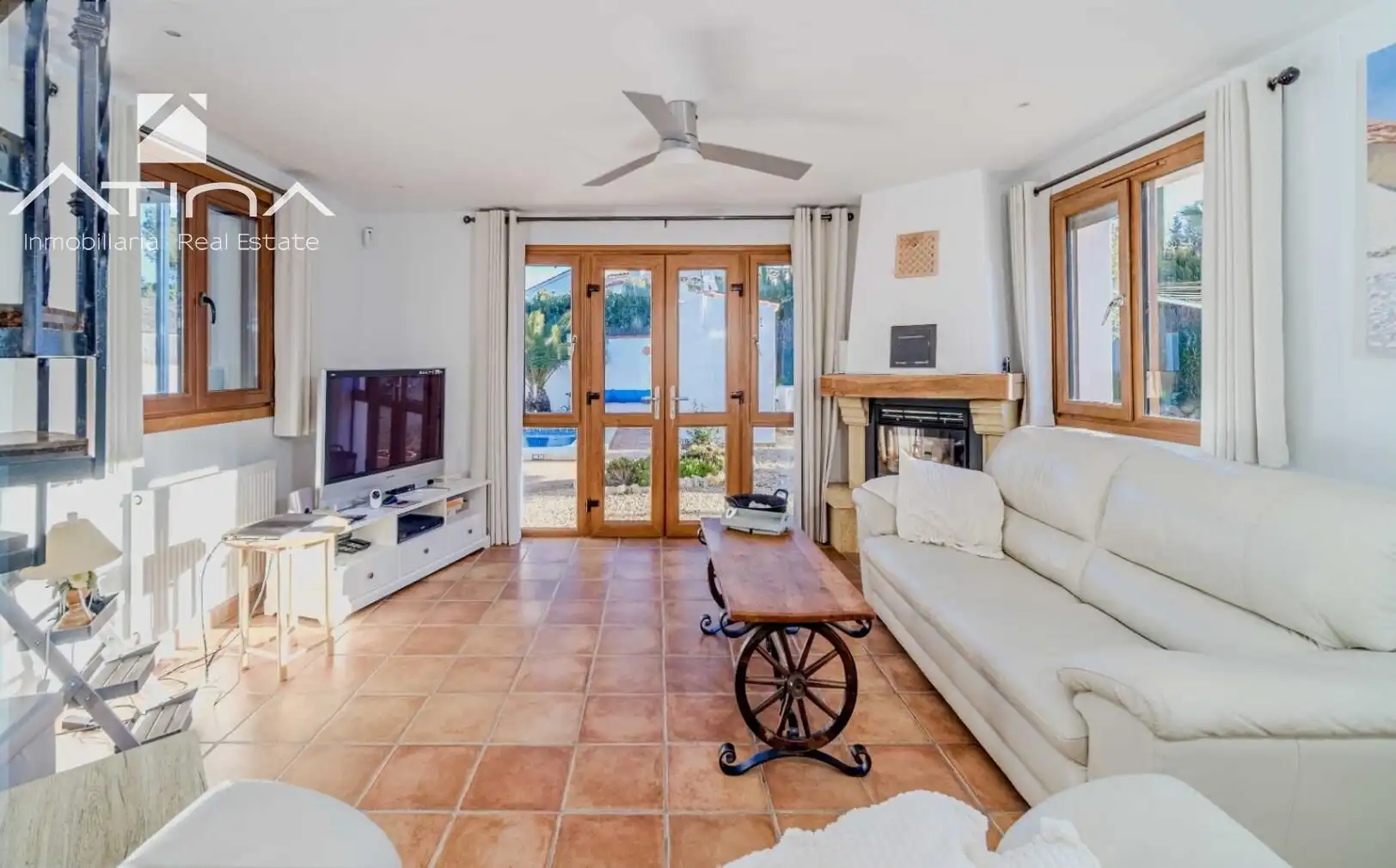 Living room of Houses for sale in Jávea / Xàbia  with Air Conditioner, Private garden and Terrace