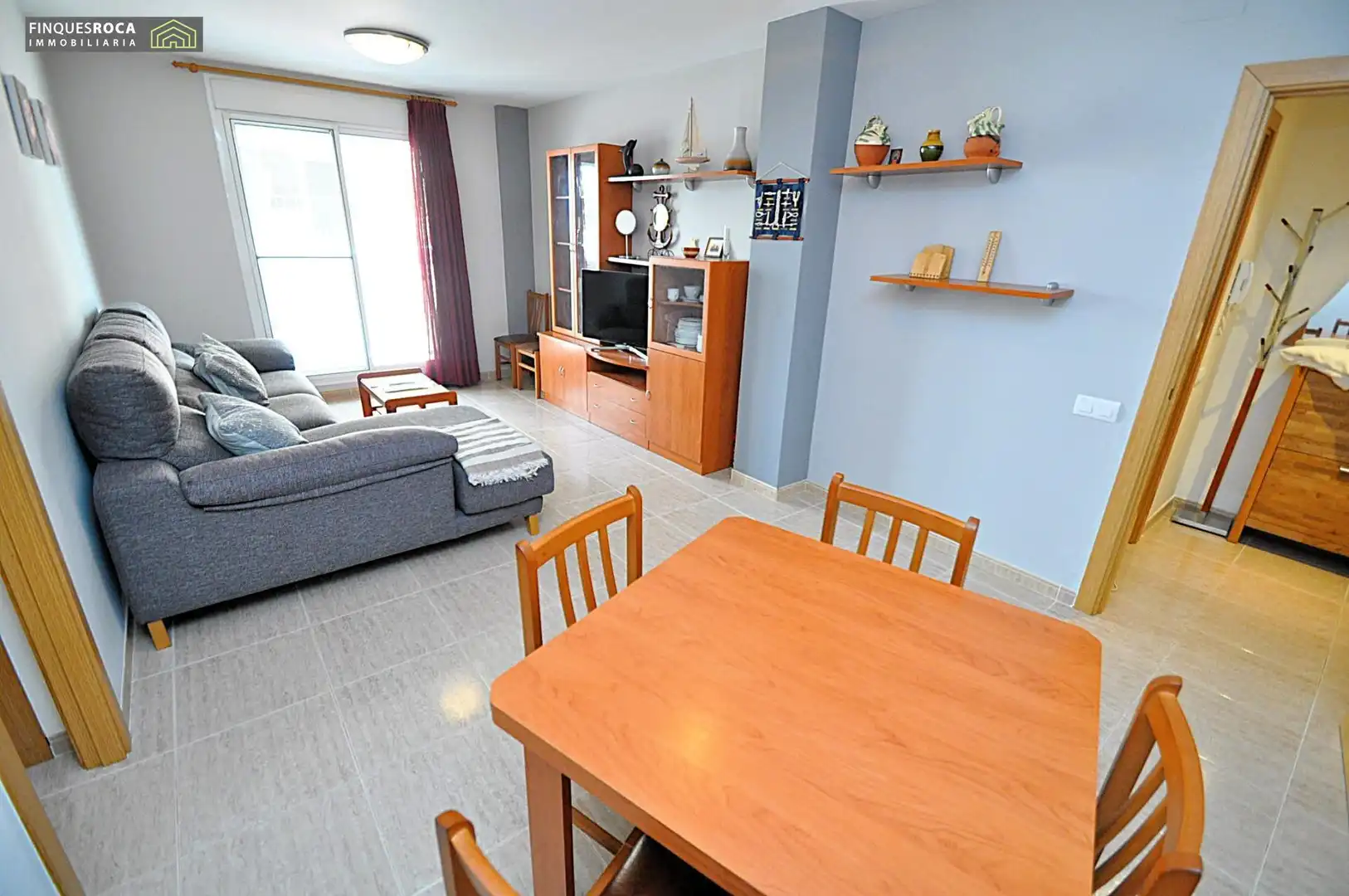 Sala de estar de Apartamento en venta en La Ràpita con Amueblado
