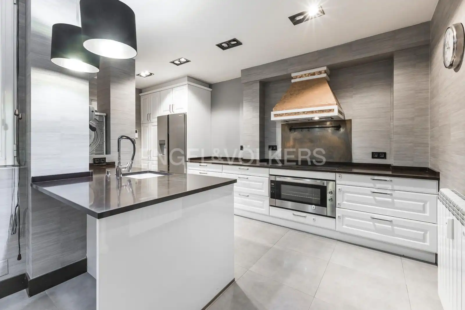 Cocina de Piso de alquiler en Madrid con Aire acondicionado, Calefacción y Parquet