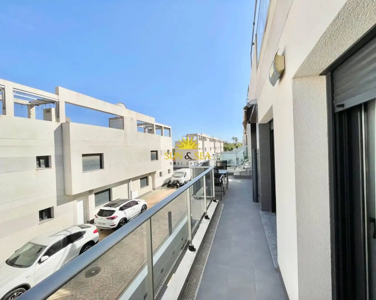 Terraza de Piso de alquiler en Pilar de la Horadada con Aire acondicionado, Calefacción y Terraza