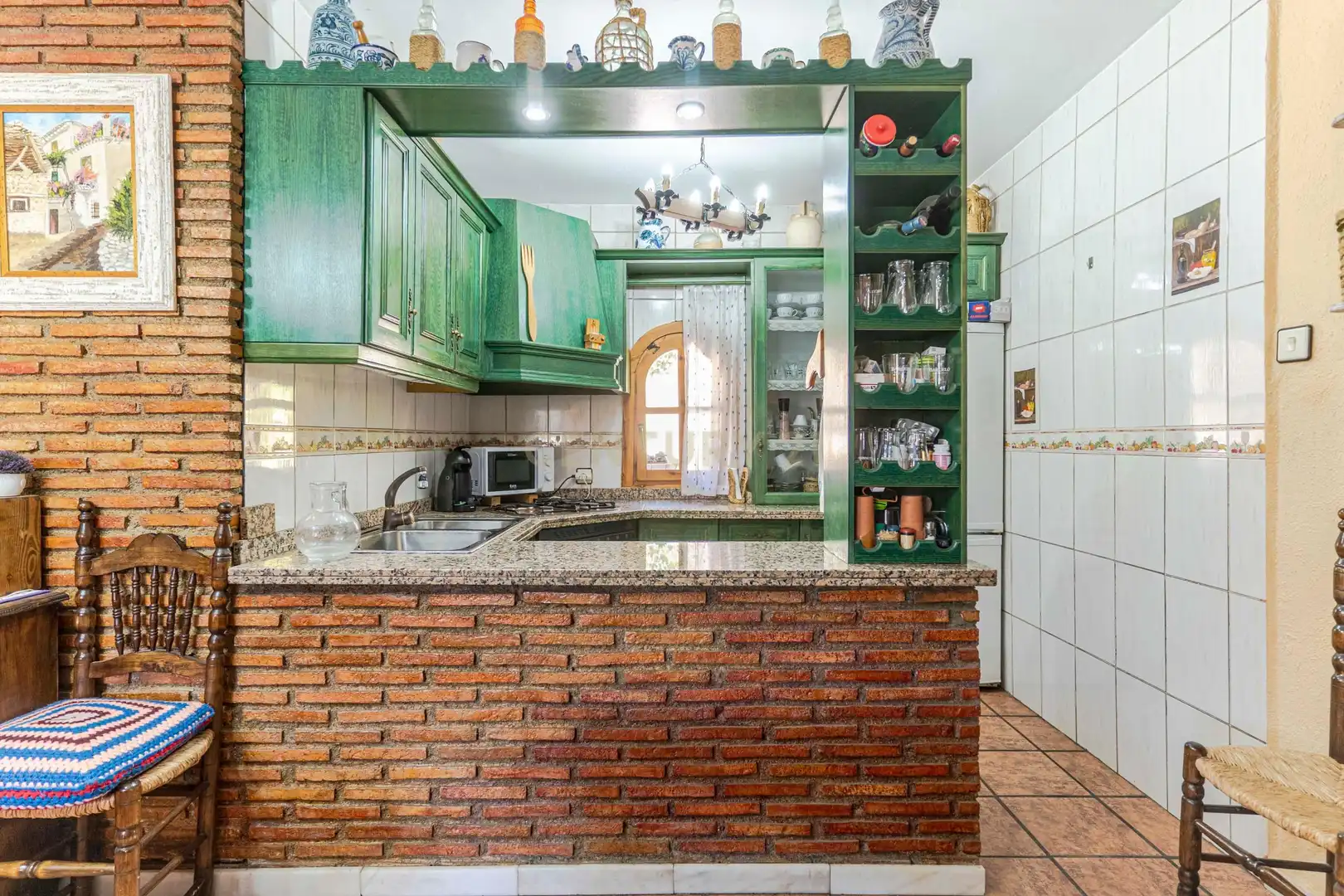 Cocina de Casa o chalet en venta en Güéjar Sierra con Jardín privado, Trastero y Piscina