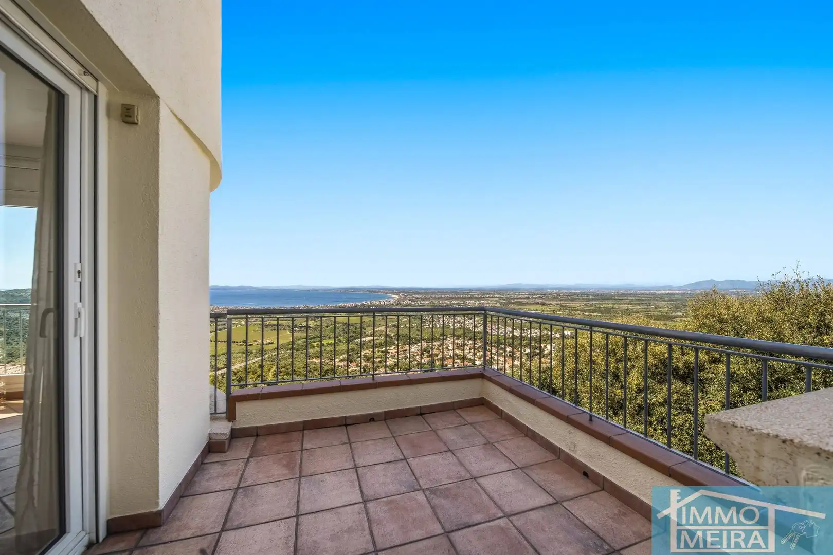 Balcony of Houses for sale in Roses  with Air Conditioner, Heating and Private garden
