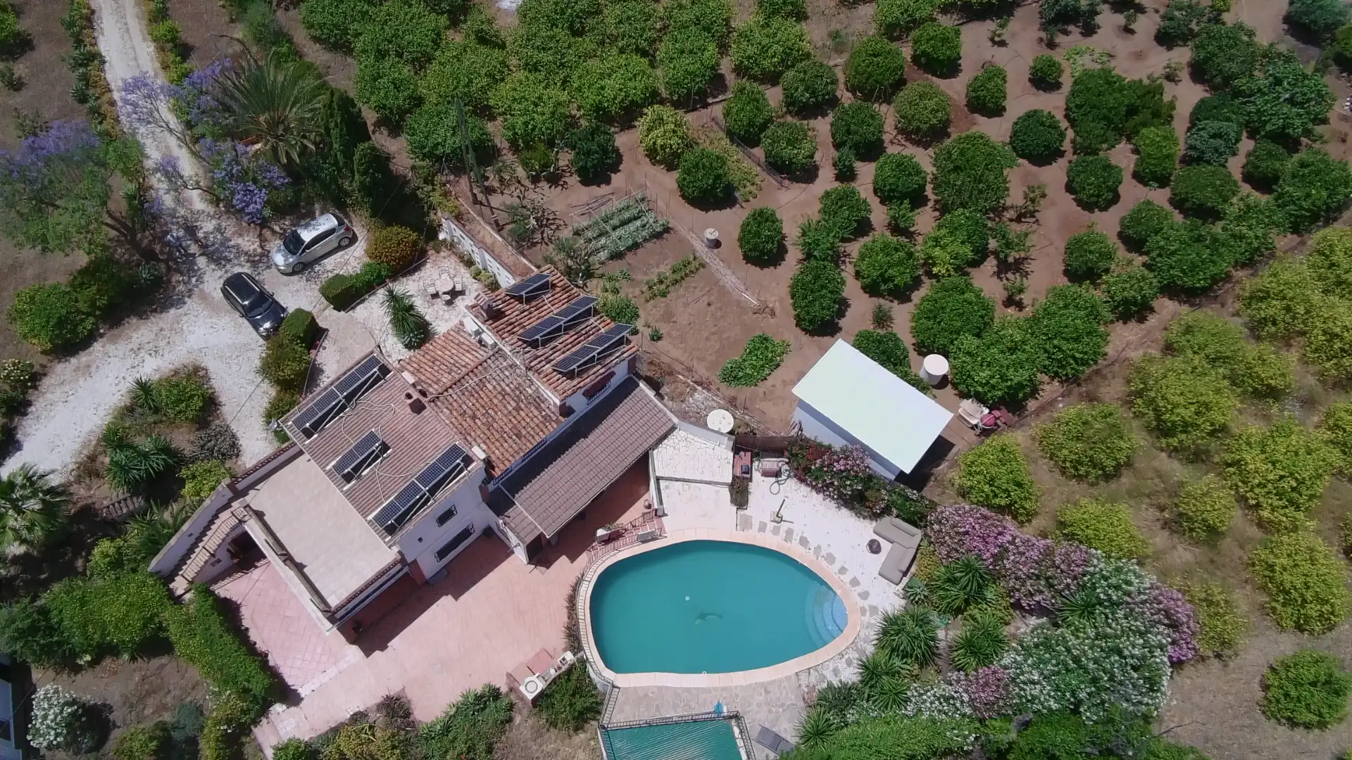 Jardí de Finca rústica en venda en Álora amb Aire condicionat, Calefacció i Jardí privat