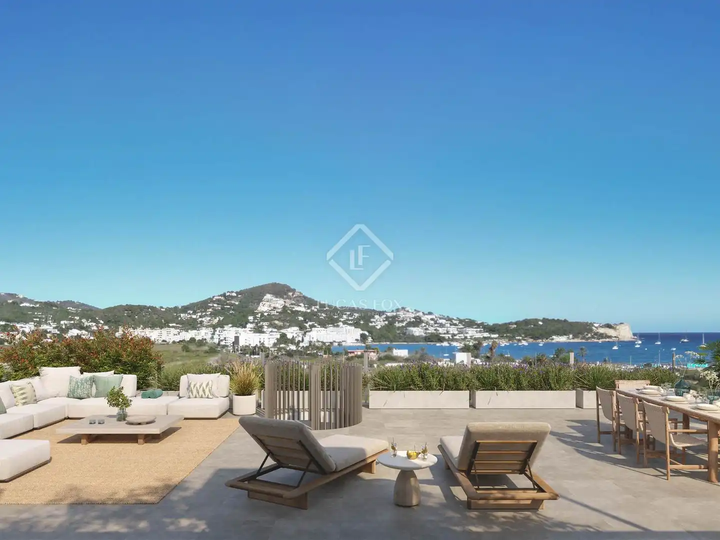 Terrace of Attic for sale in Eivissa  with Air Conditioner, Private garden and Terrace