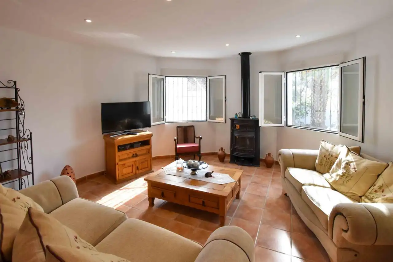 Sala de estar de Casa o chalet en venta en Huércal-Overa con Aire acondicionado, Piscina y Amueblado