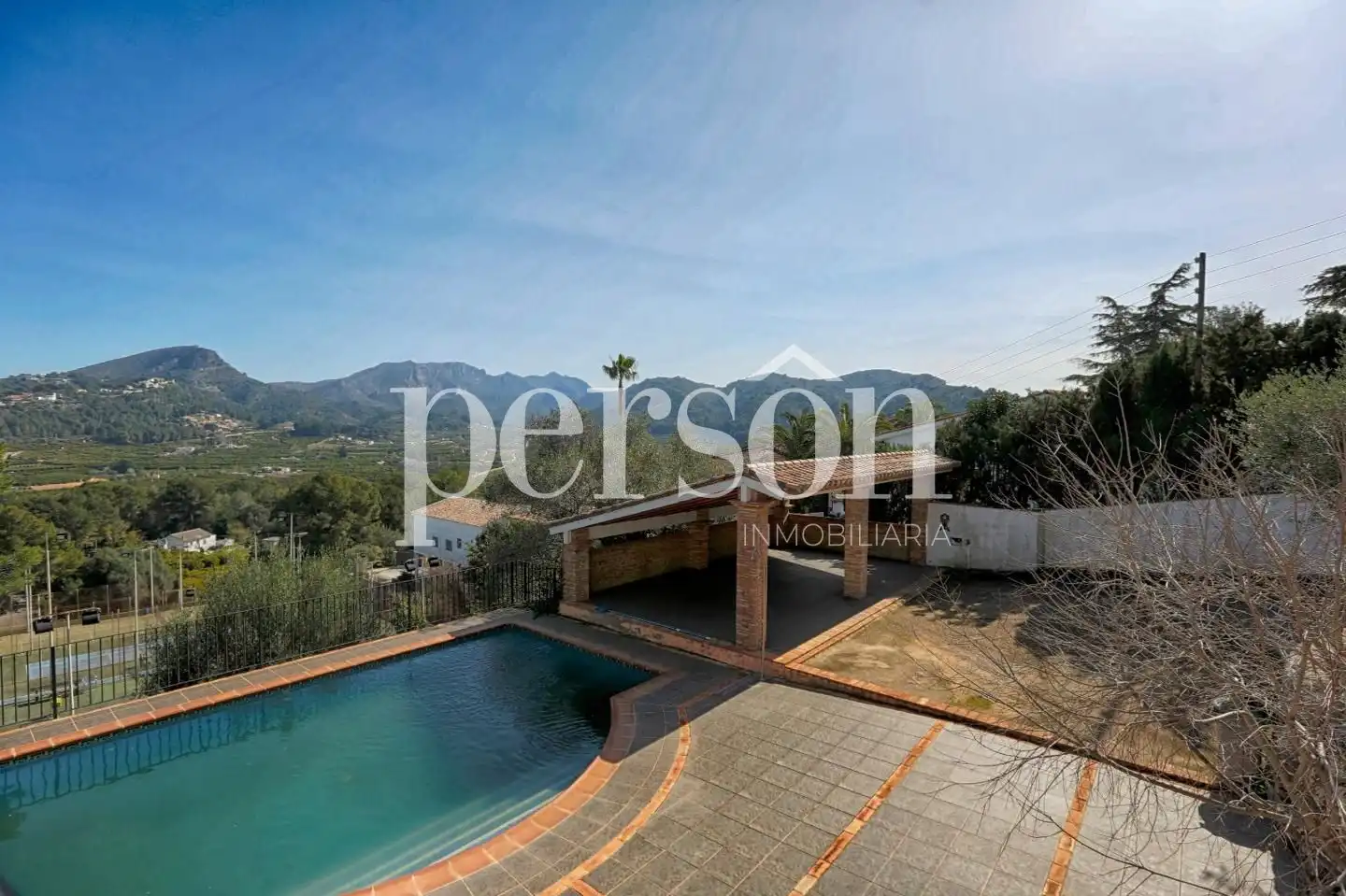 Vista exterior de Casa o chalet en venta en Alzira con Jardín privado, Terraza y Piscina