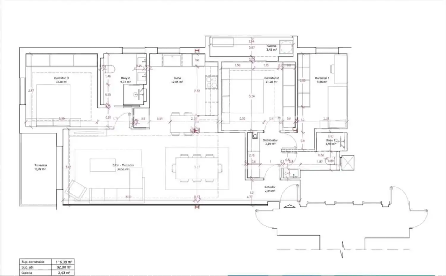 Wohnung mit Aufzug zum Verkauf in Carrer de la Diputació, imagen 40