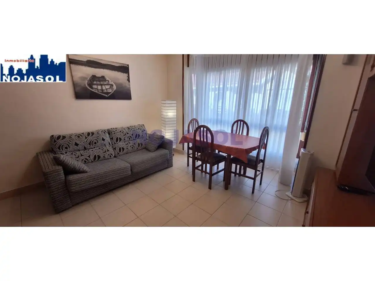 Wohnzimmer von Maisonette zur Miete in Noja mit Heizung, Terrasse und Möbliert