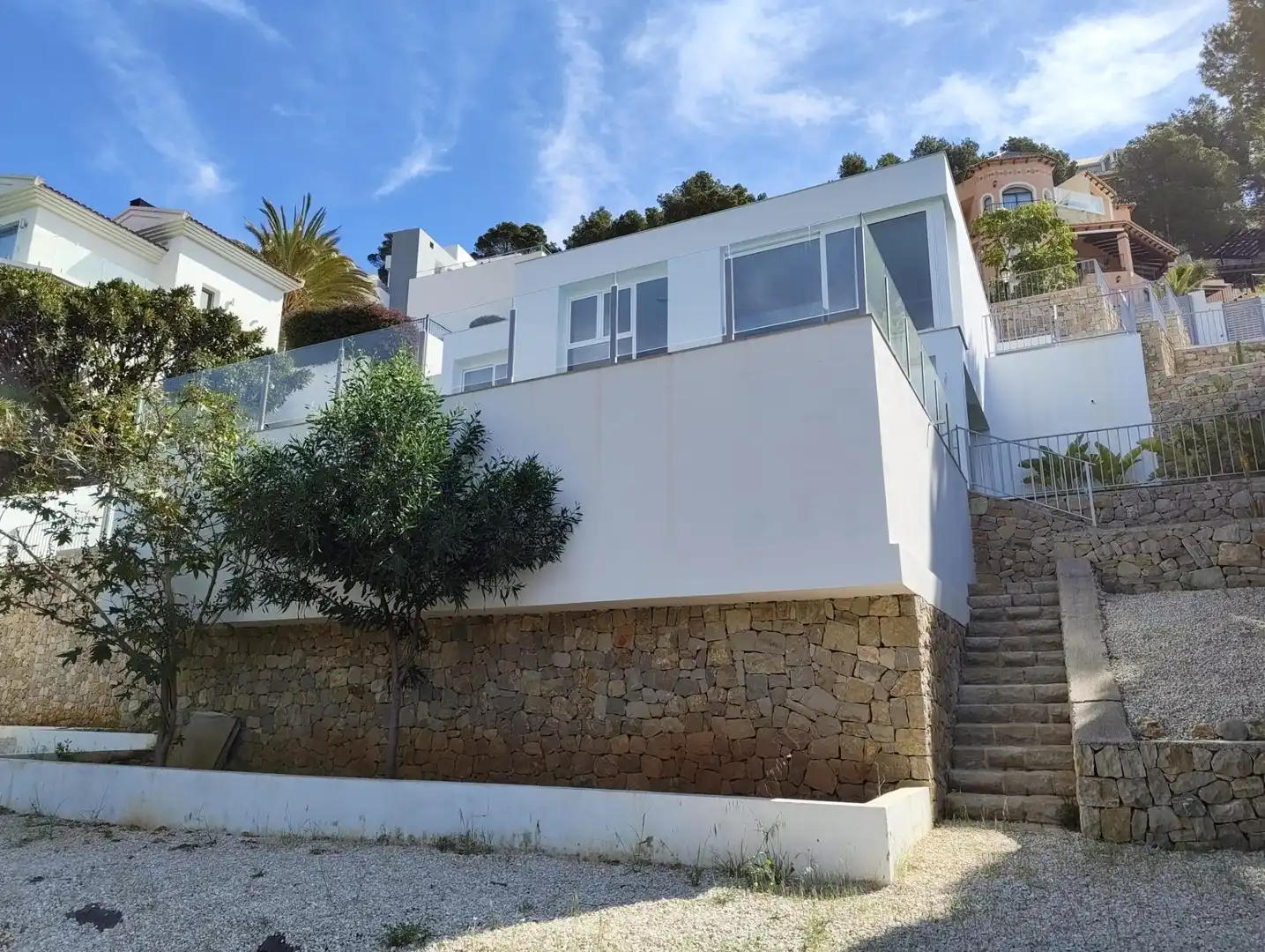 Exterior view of Houses for sale in Altea  with Air Conditioner, Heating and Private garden