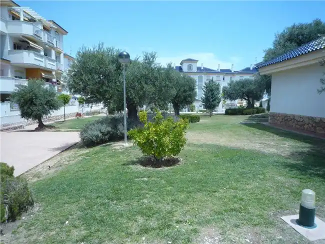 Jardín de Apartamento de alquiler en Málaga con Aire acondicionado, Amueblado y Lavadora