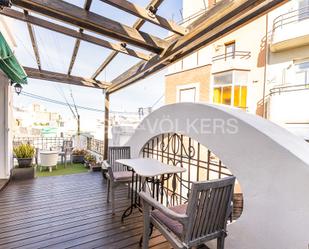 Terrace of Attic to rent in  Valencia Capital  with Air Conditioner, Heating and Terrace