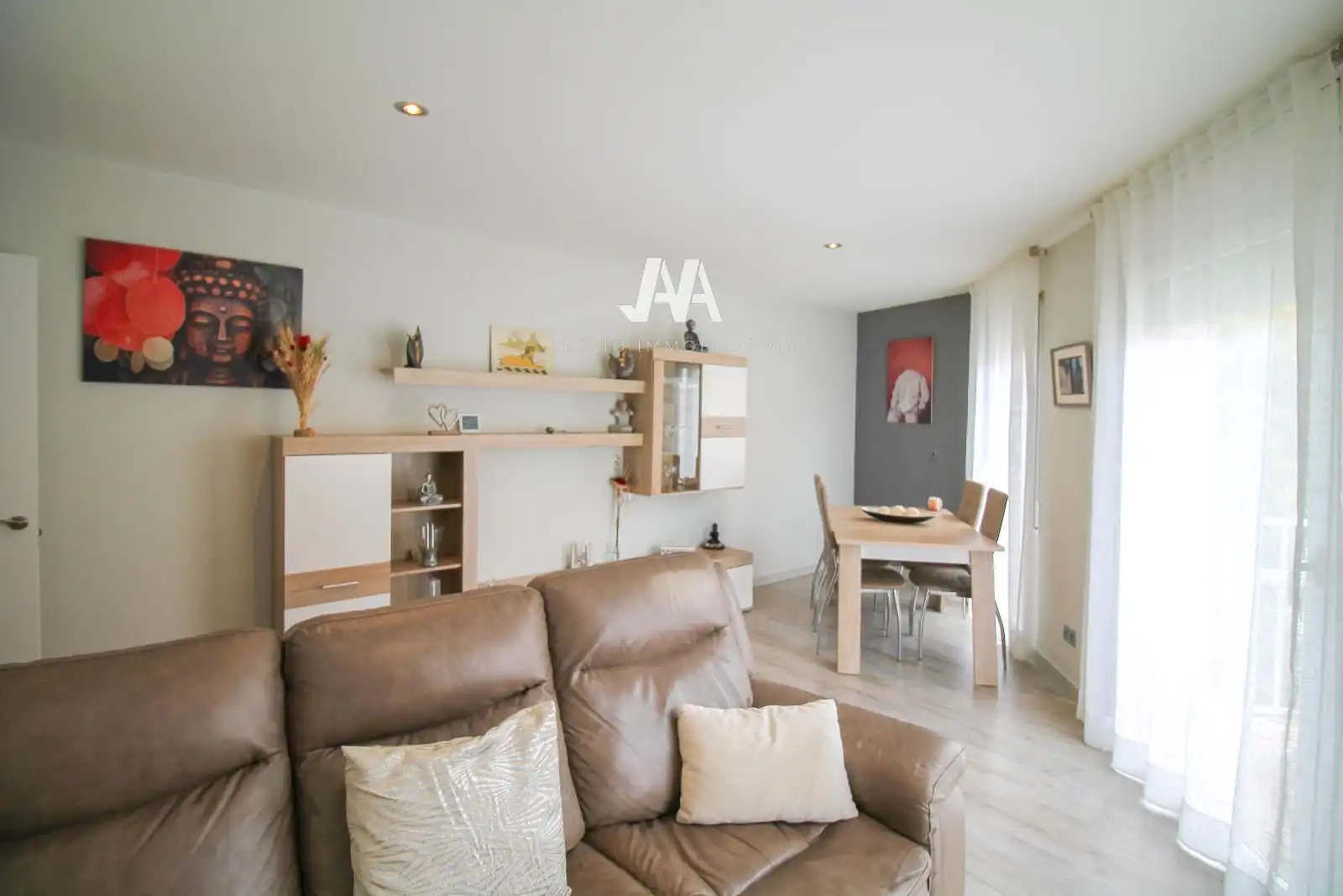 Sala de estar de Piso en venta en Igualada con Aire acondicionado, Calefacción y Parquet