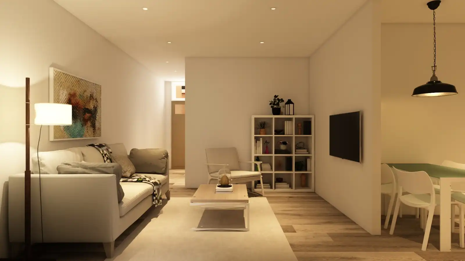 Living room of Flat for sale in Terrassa  with Air Conditioner, Oven and Microwave
