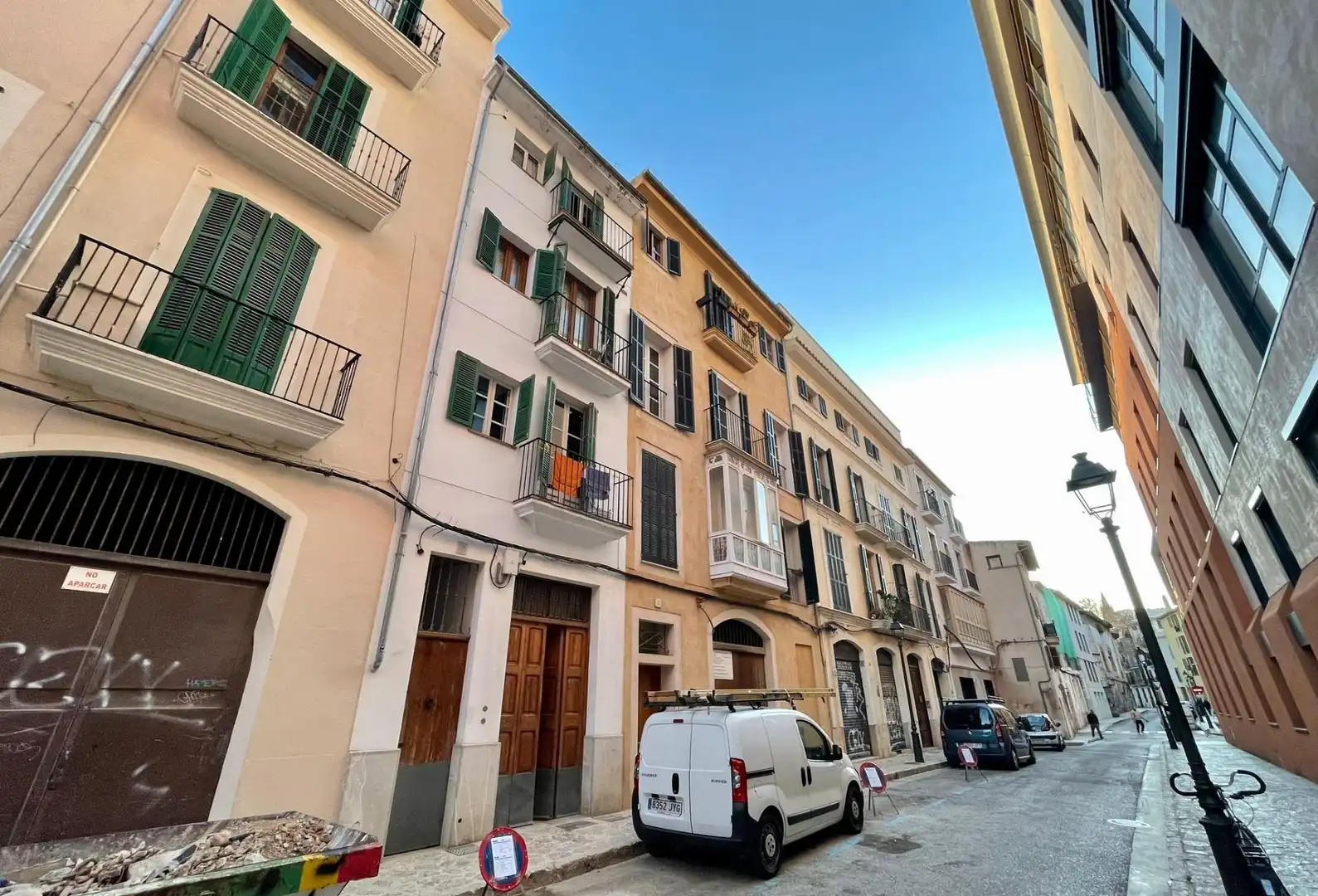 Vista exterior de Ático en venta en  Palma de Mallorca con Calefacción, Parquet y Terraza
