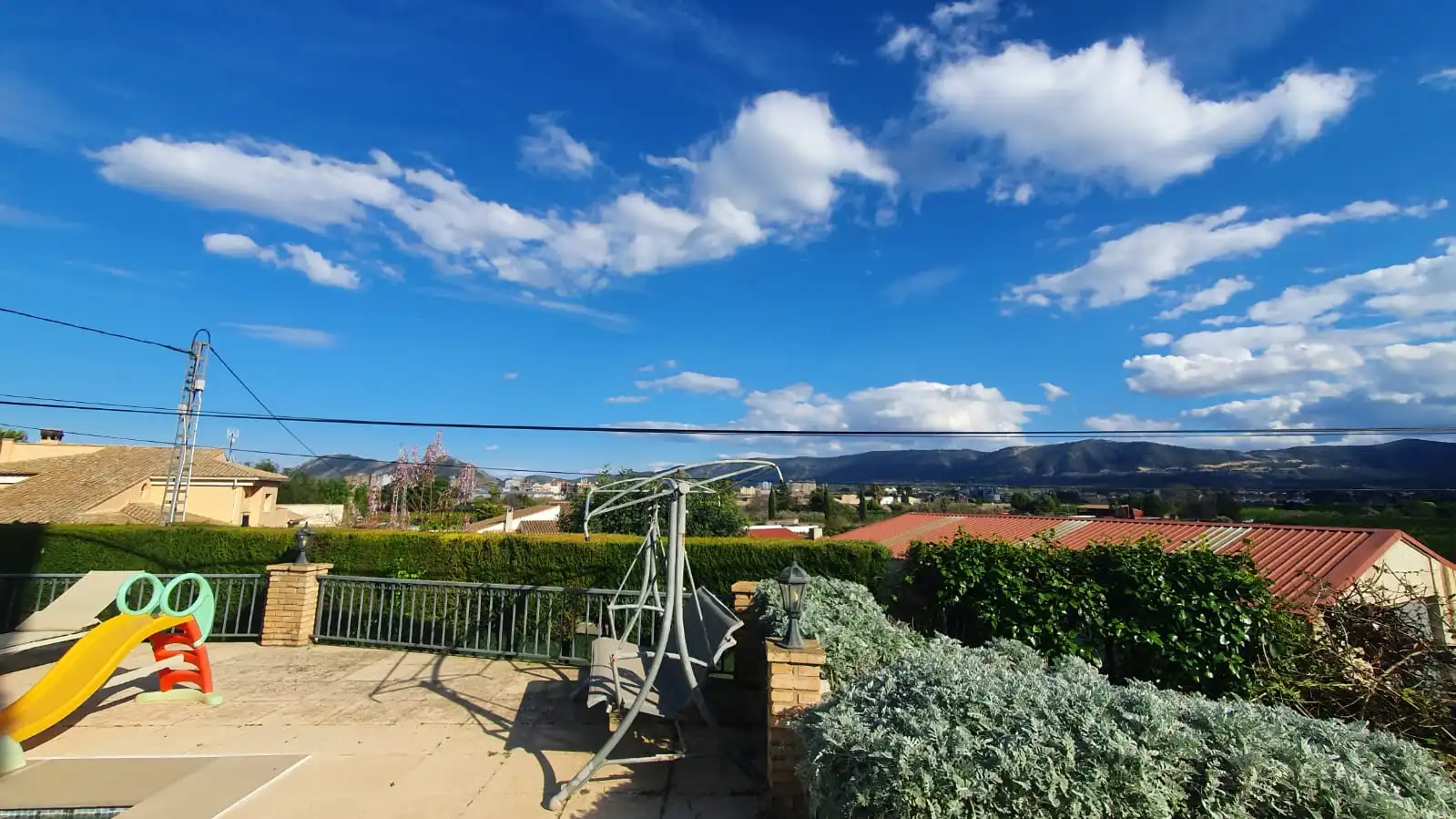 Terraza de Casa o chalet en venta en L'Alcúdia de Crespins con Piscina