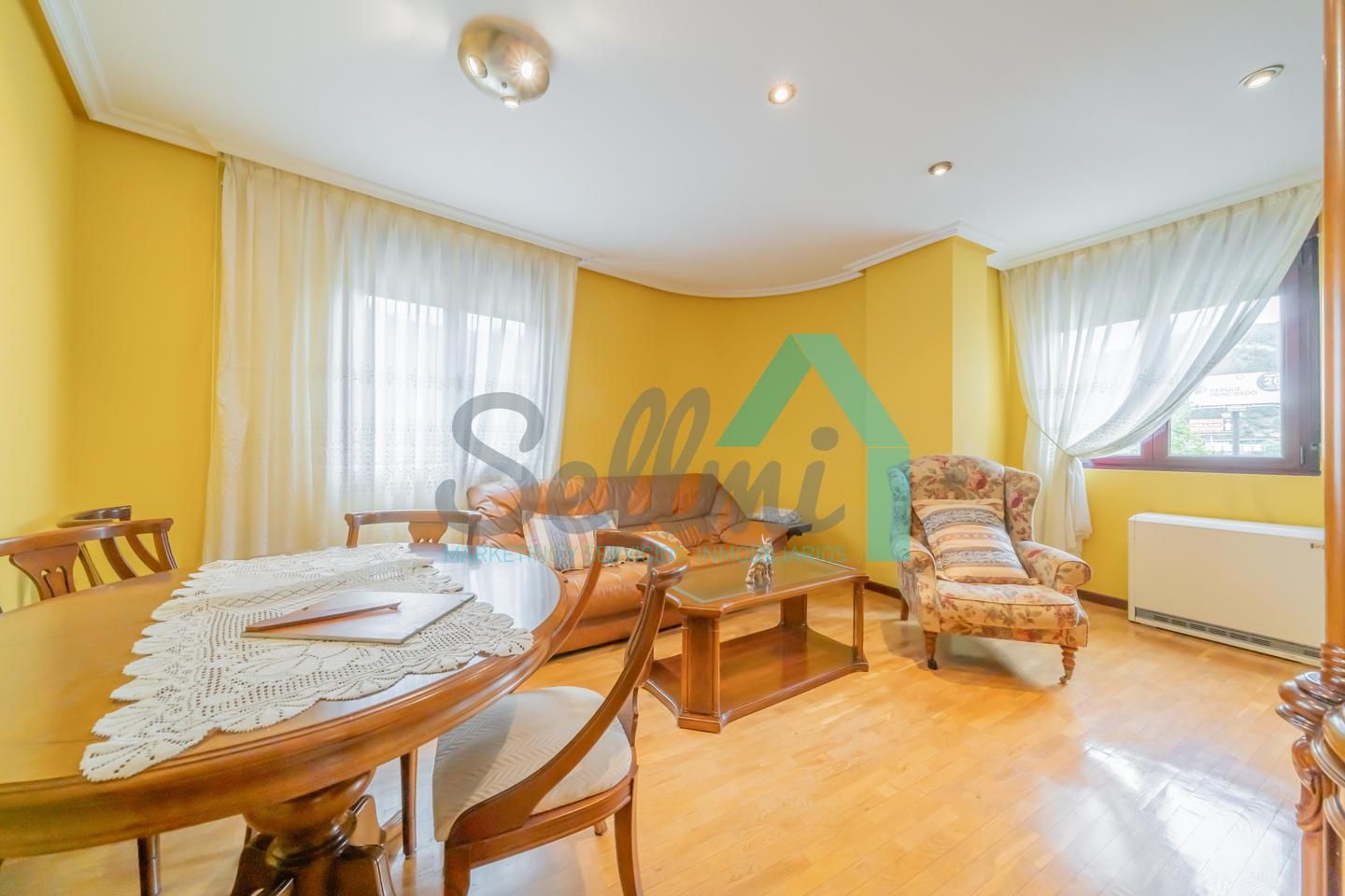 Bedroom of Flat for sale in Mieres (Asturias)  with Heating, Parquet flooring and Storage room