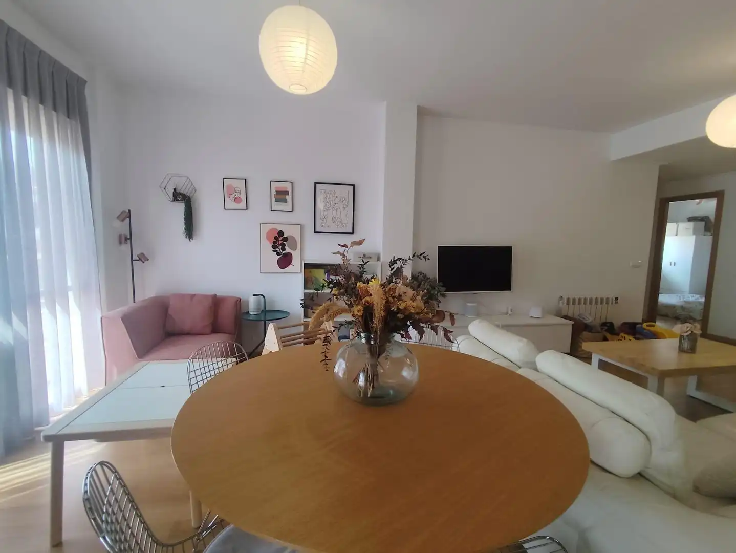 Wohnzimmer von Wohnung zum Verkauf in Murcia mit Klimaanlage und Balkon