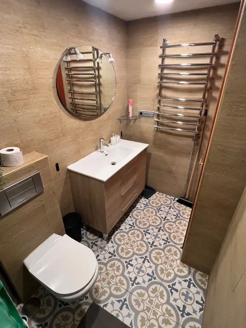 Bathroom of Flat for rent in Málaga  with Air Conditioner, Heating and Furnished